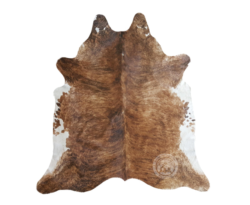 Brindle White Belly Cowhide Rug