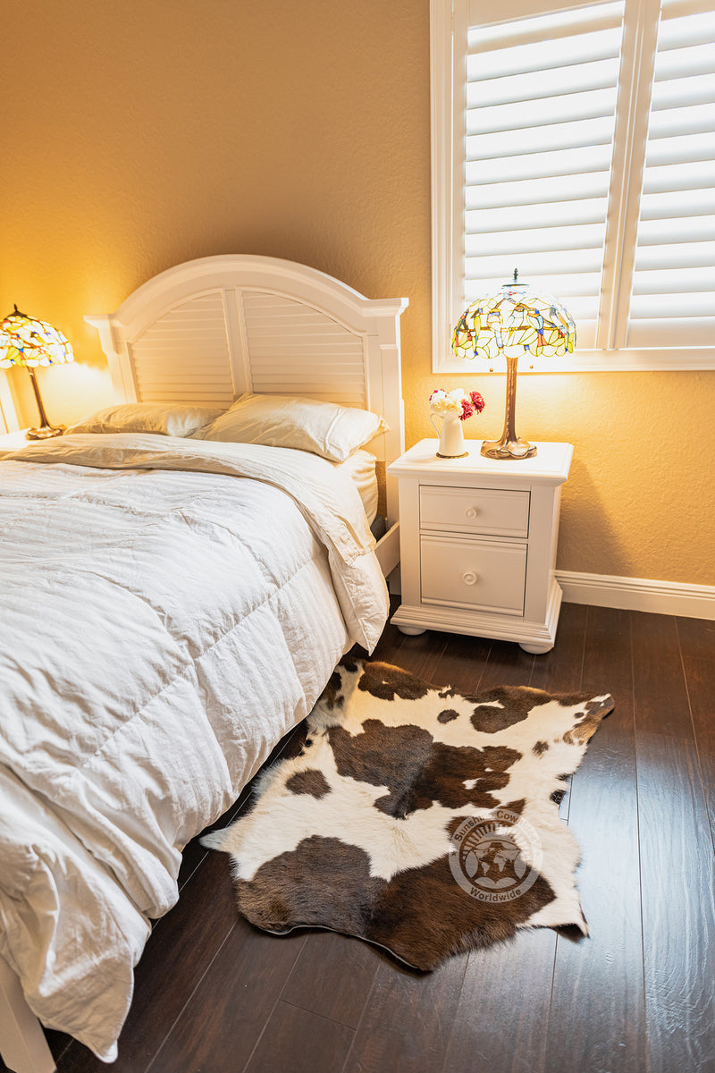 Chocolate and White Calfskin