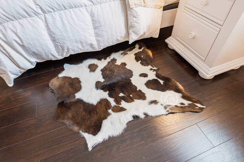 Chocolate and White Calfskin