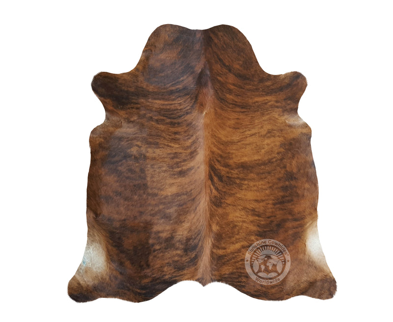 Brindle Reddish Cowhide Rug