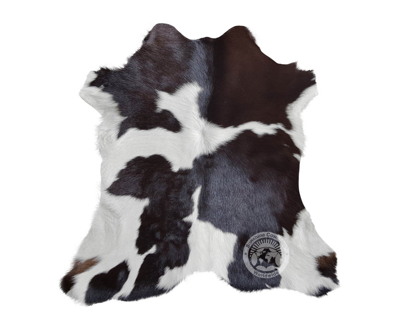 Chocolate and White Calfskin