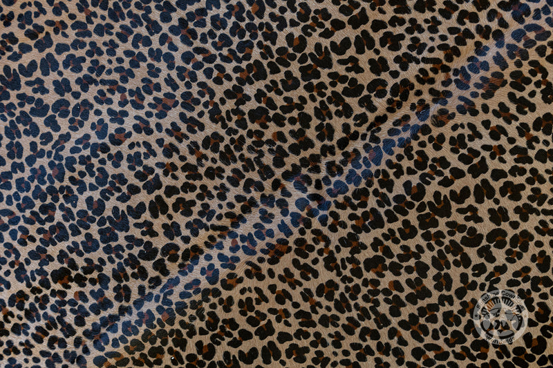 Jaguar on Caramel Cowhide Rug