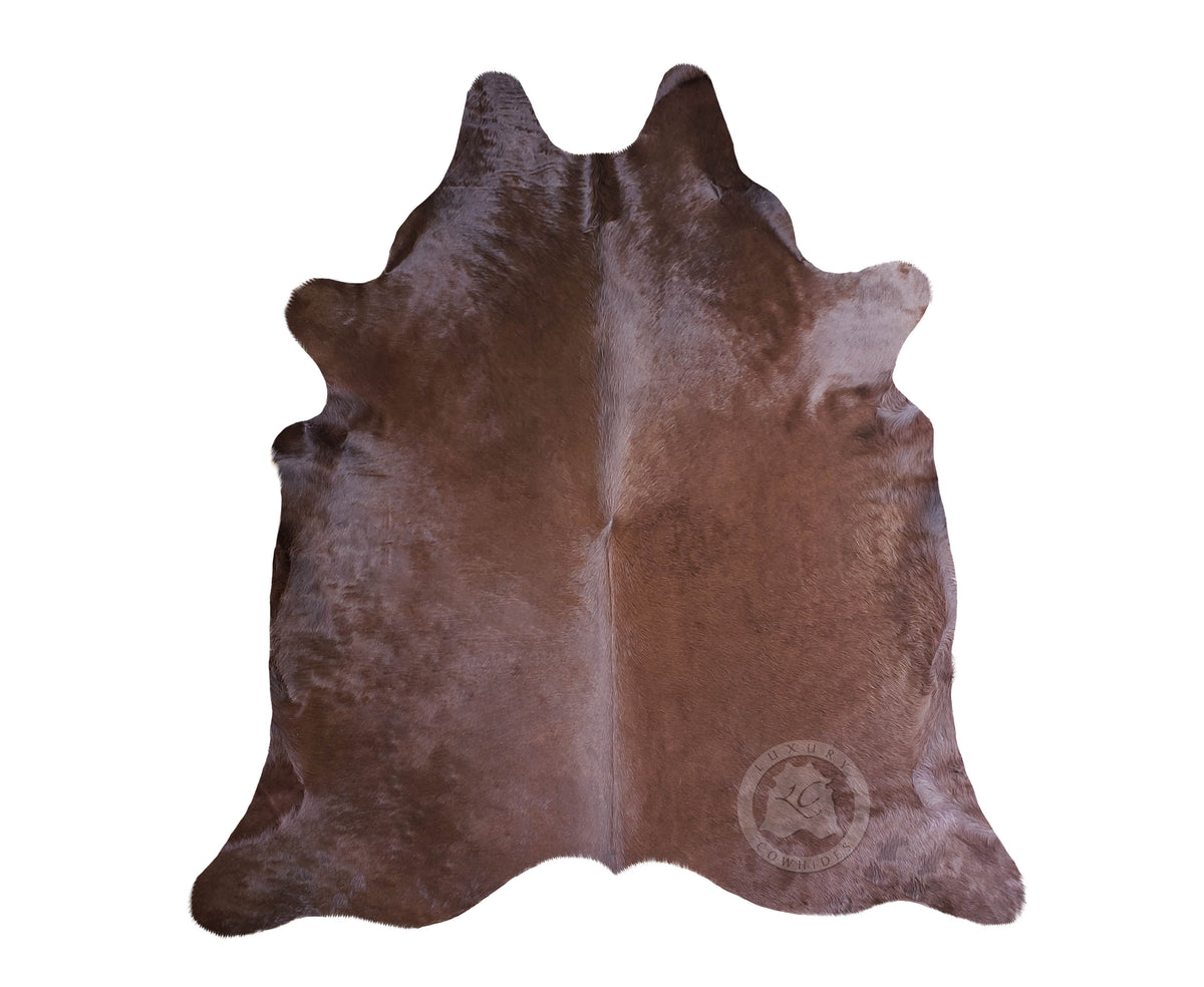 Dyed Chocolate Cowhide Rug — Luxury Cowhides