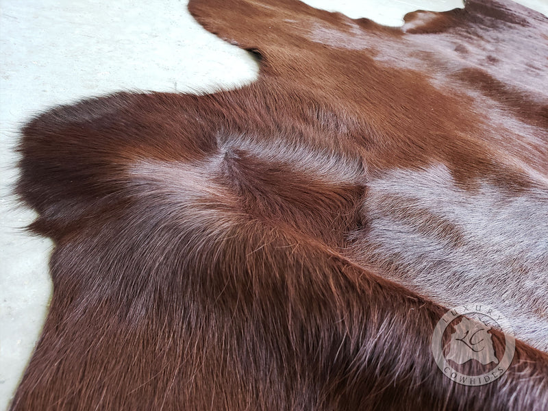 Dyed Chocolate Cowhide Rug