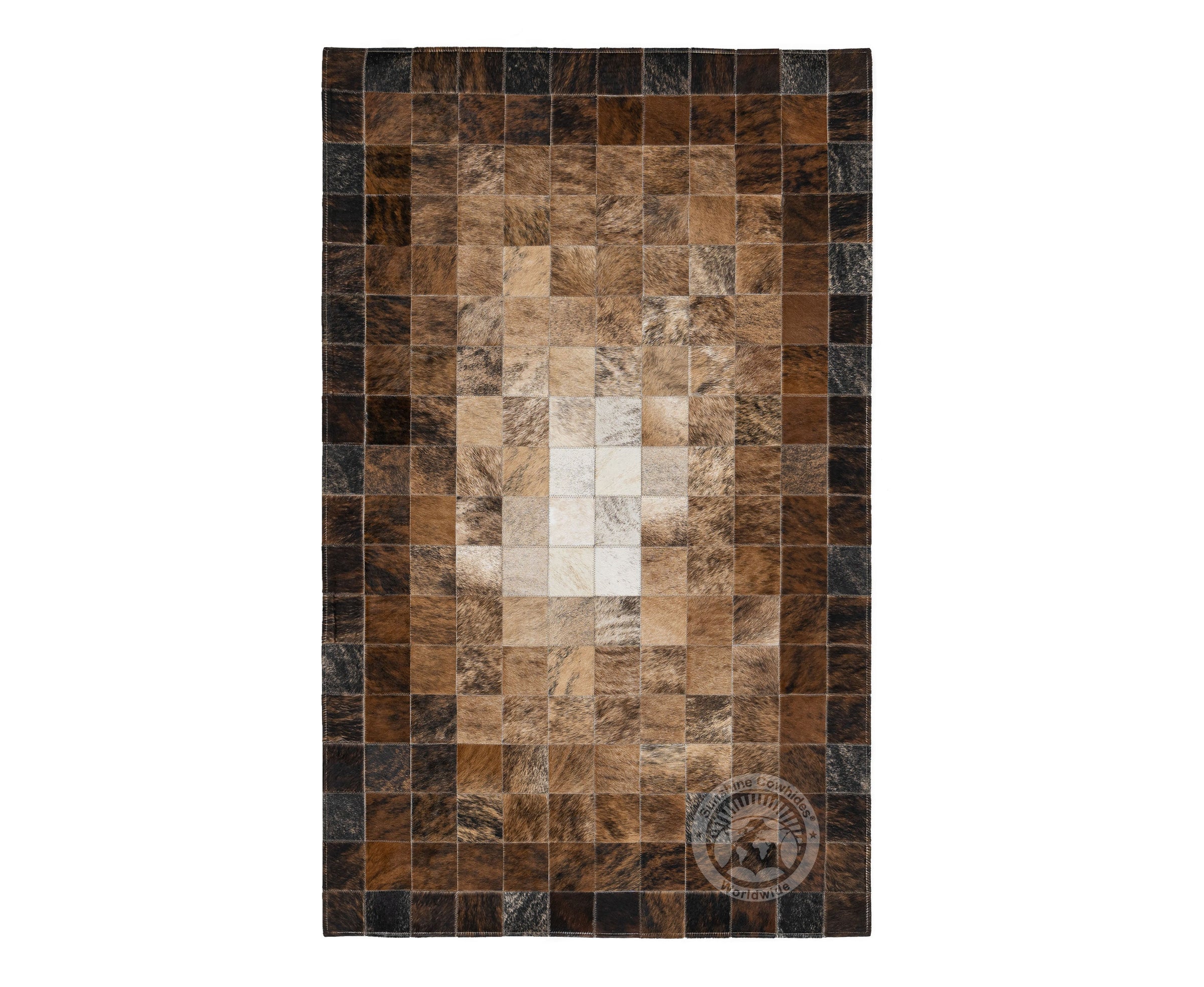 Degrade - Designer Rugs - Squares — Luxury Cowhides