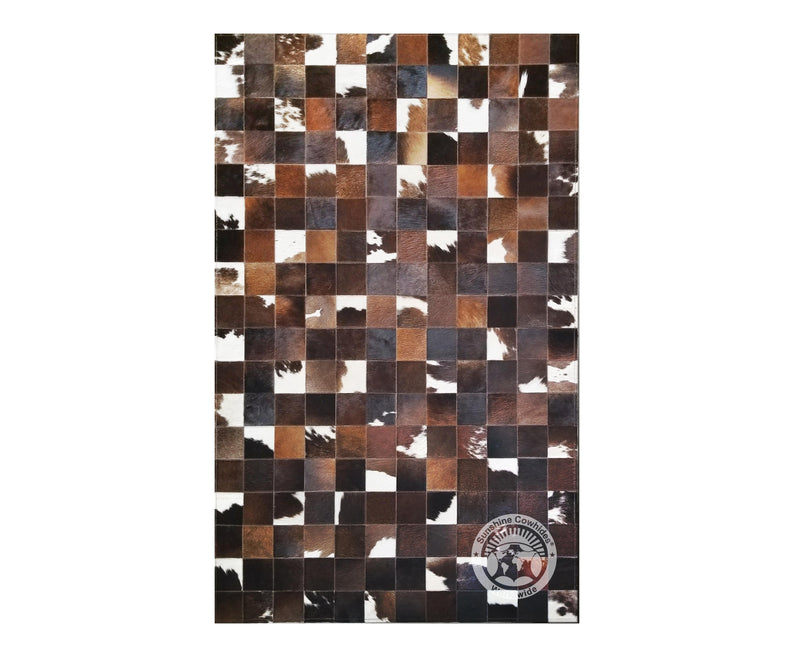 Tricolor Reddish - Designer Rugs - Squares