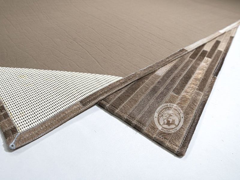 Taupe/Champagne - Designer Rugs - Straw