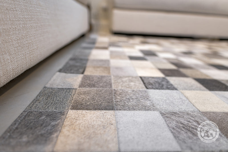 Grey - Designer Rugs - Squares