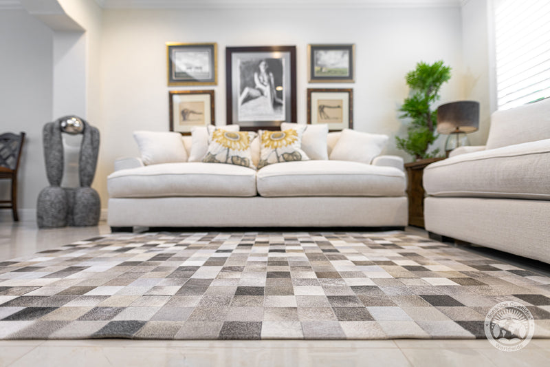 Grey - Designer Rugs - Squares