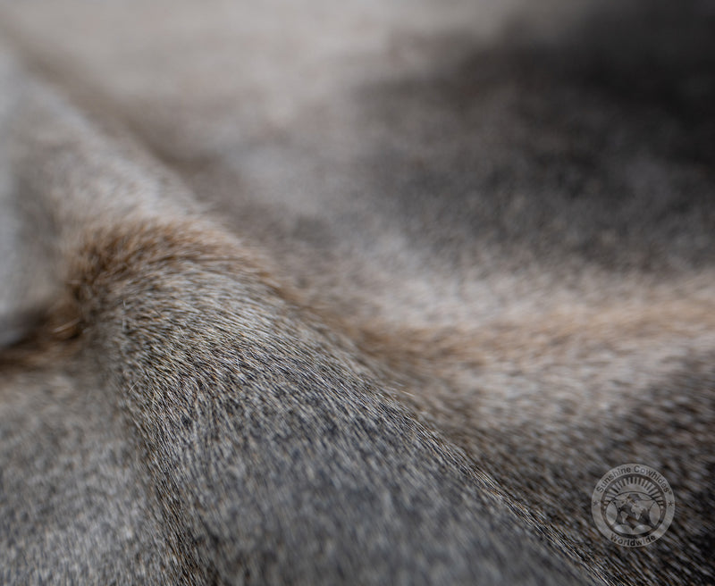 Greyish Beige Cowhide Rug