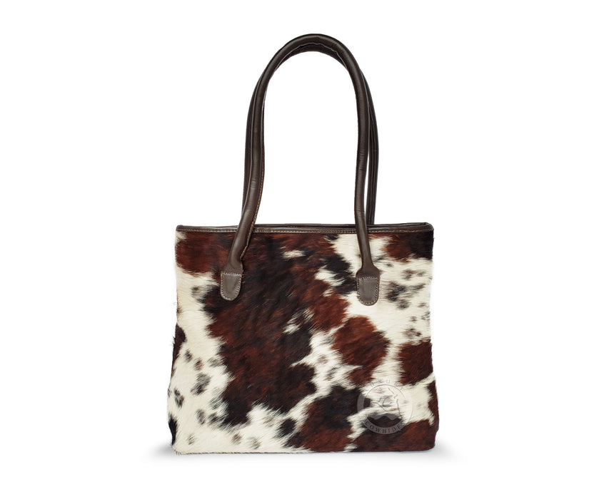 Cowhide Handbag Tricolor — Luxury Cowhides