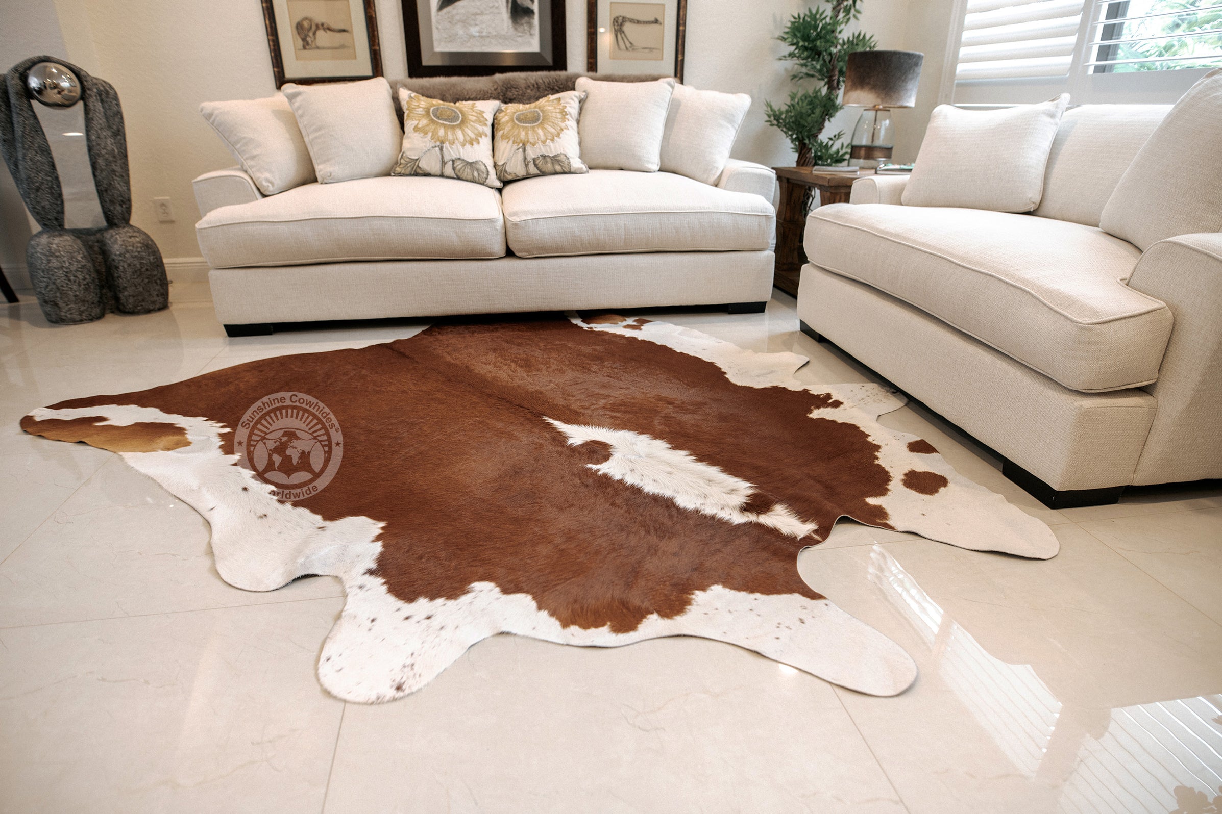 Hereford Cowhide Rug — Luxury Cowhides