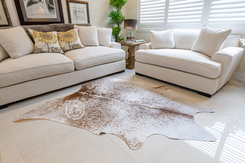 Salt and Pepper Cowhide Rug