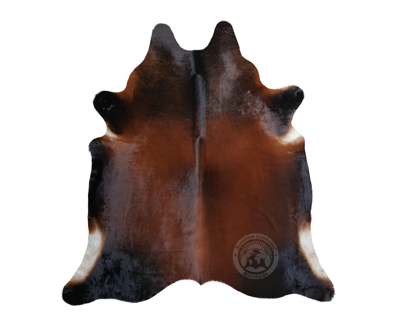 Mahogany Reddish Cowhide Rug
