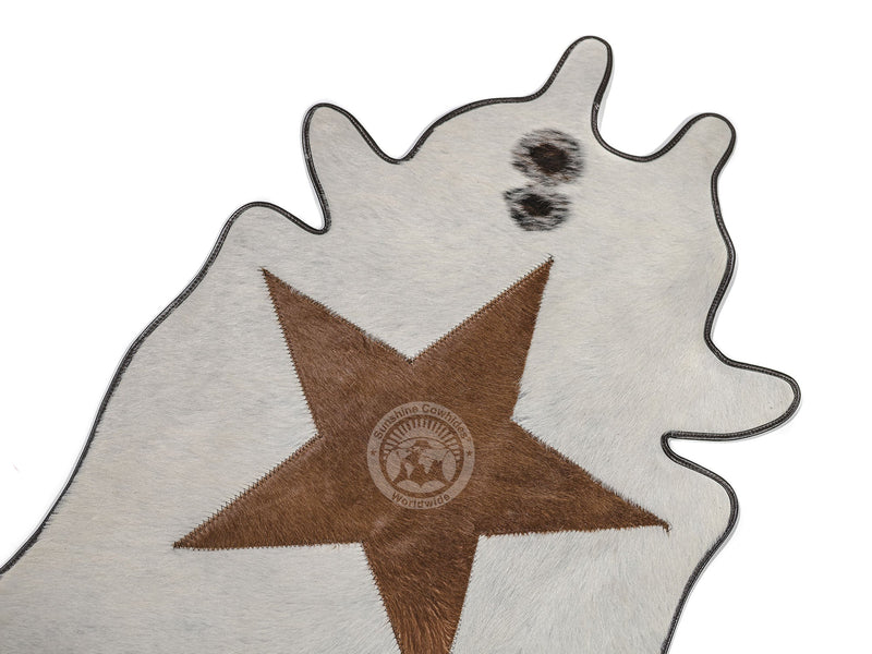 Mini Cowhide Rug - Star 24 x 35''