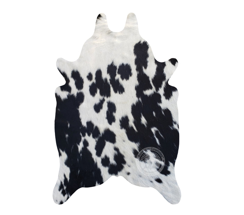 Mini Cowhide Rug - Black and White