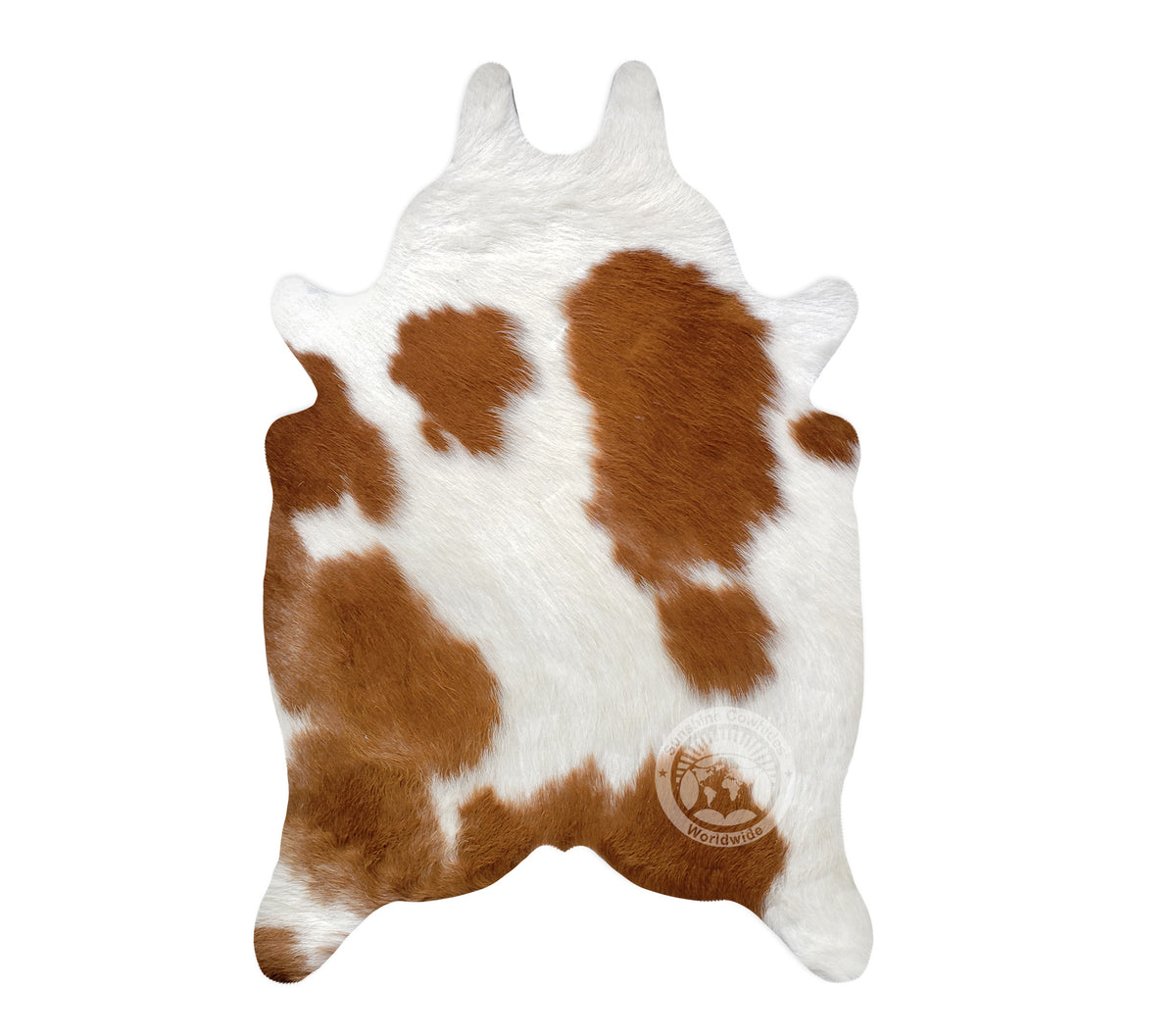 Mini Cowhide Rug Mini Cowhide Rug - Brown and White — Luxury Cowhides