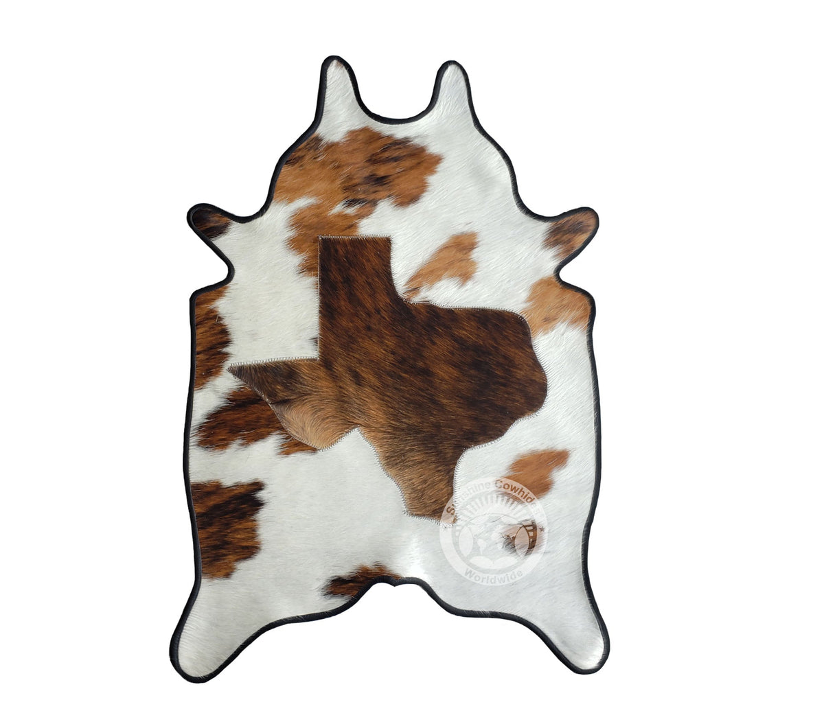 Mini Cowhide Rug - Texas Map 24 x 35'' — Luxury Cowhides