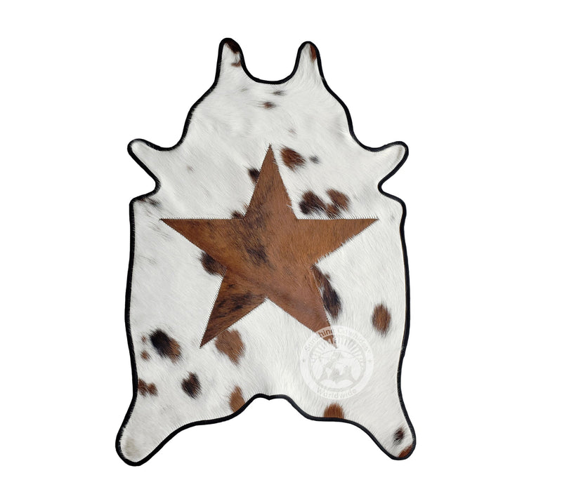 Mini Cowhide Rug - Star 24 x 35''