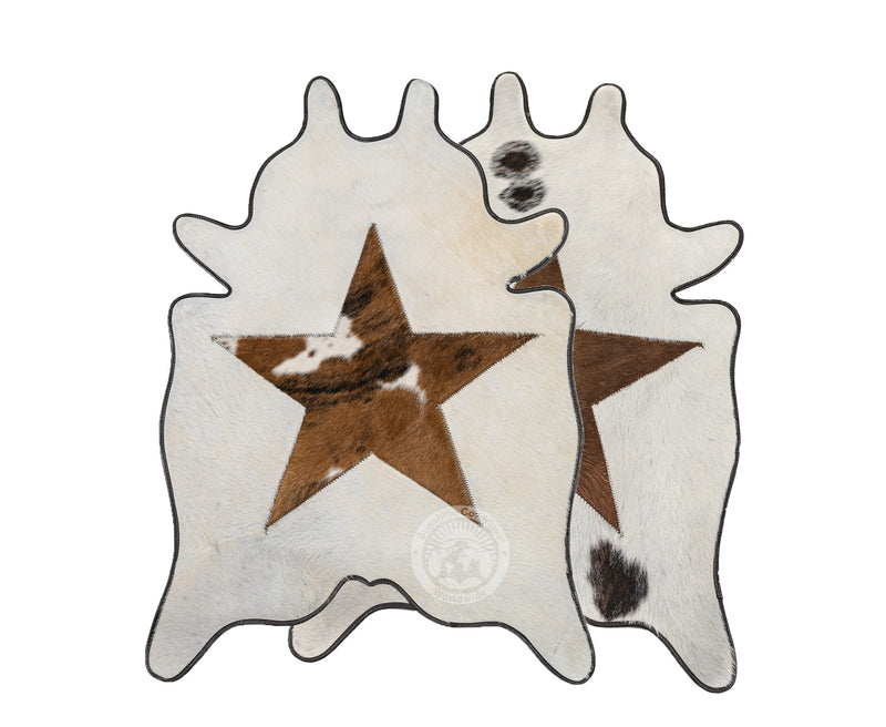 Mini Cowhide Rug - Star 24 x 35''