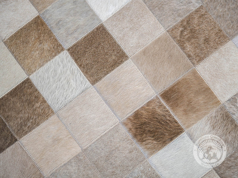 Taupe/Champagne - Designer Rugs - Squares