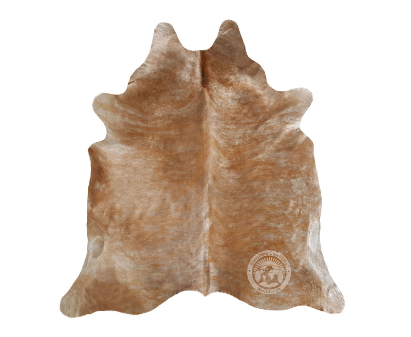 Beige Exotic Cowhide Rug