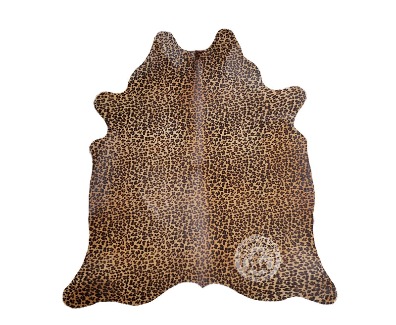 Jaguar on Caramel Cowhide Rug