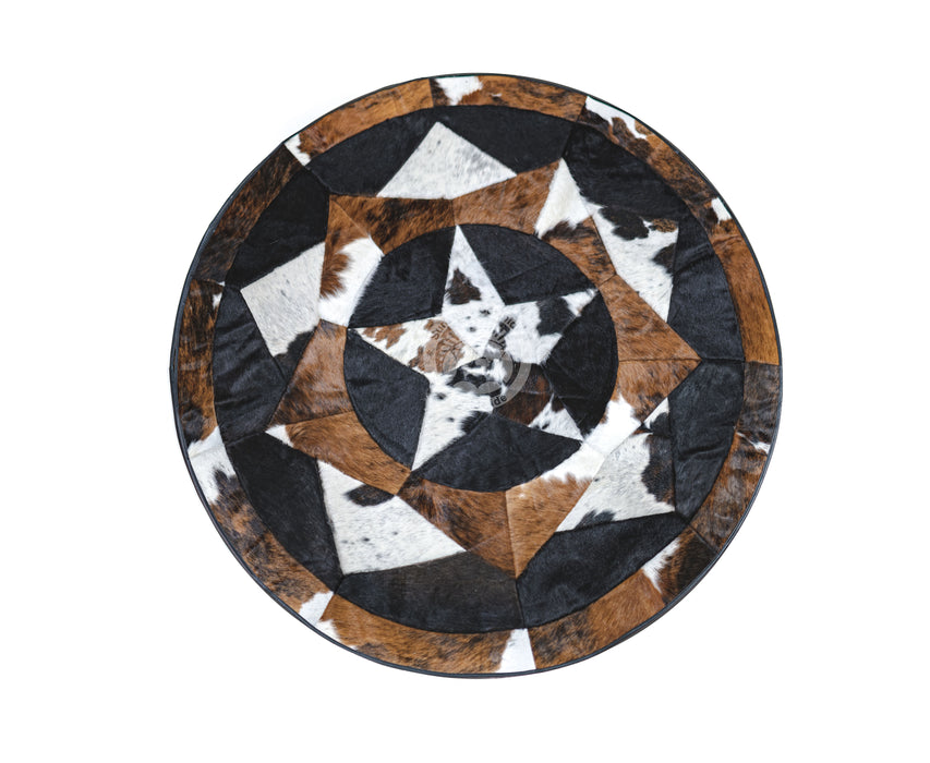Round Hide Rugs Round Cowhide Rug 60