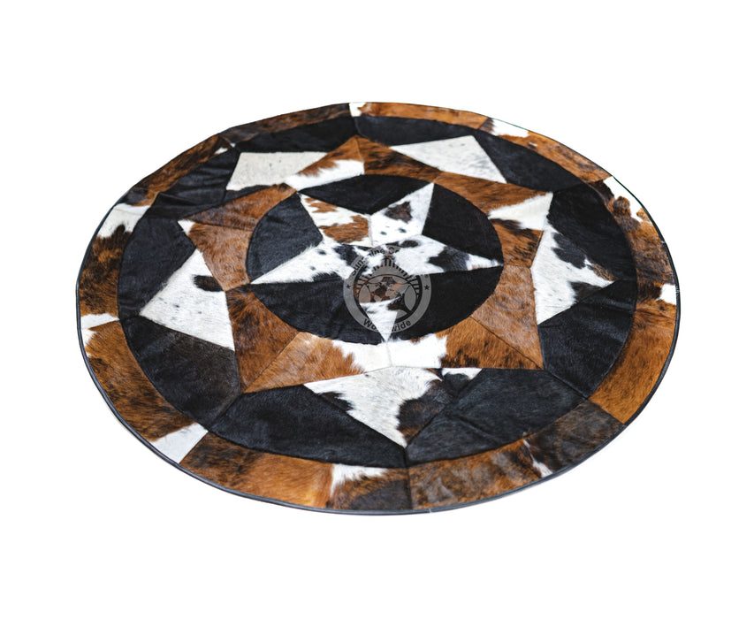 Round Hide Rugs Round Cowhide Rug 60