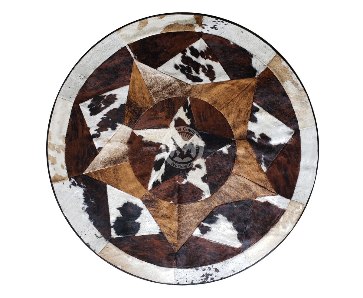 Round Hide Rugs Round Cowhide Rug 80