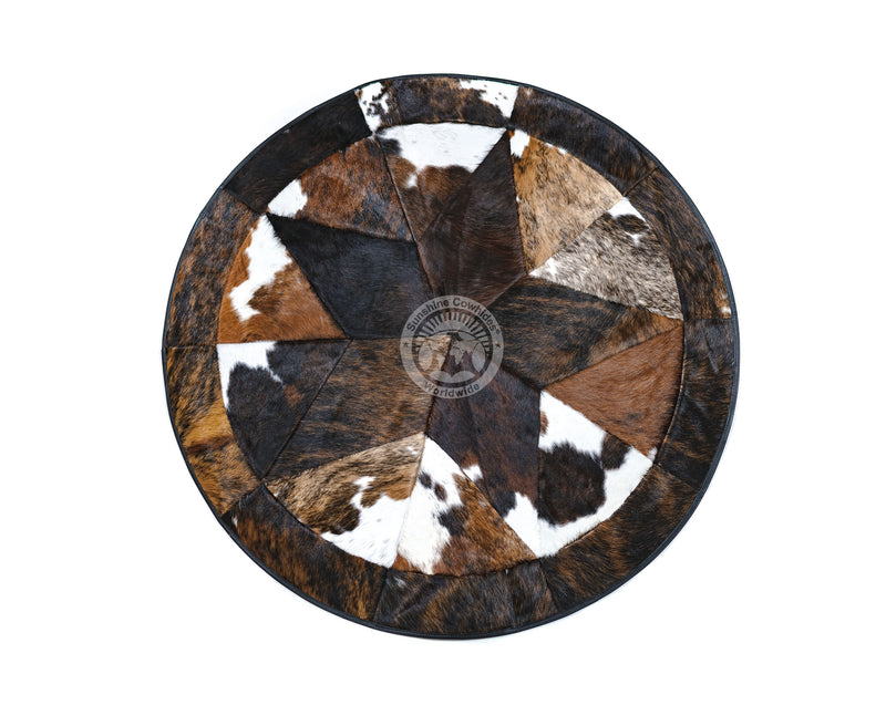 Round Rodeo Rug 40" - Single Star