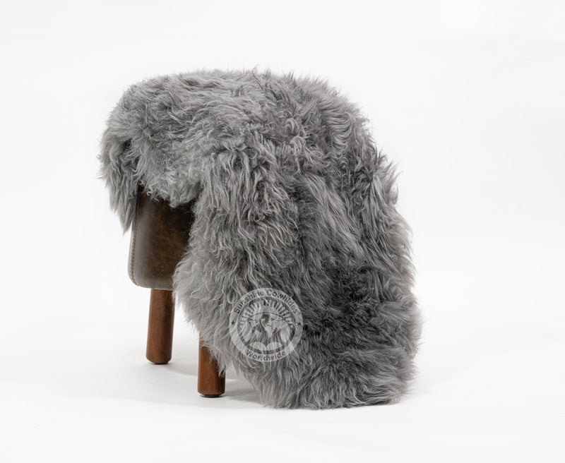 Sheepskin Rug - Charcoal Grey