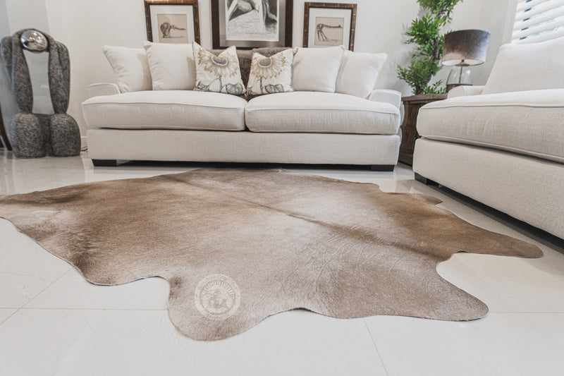 Taupe Cowhide Rug