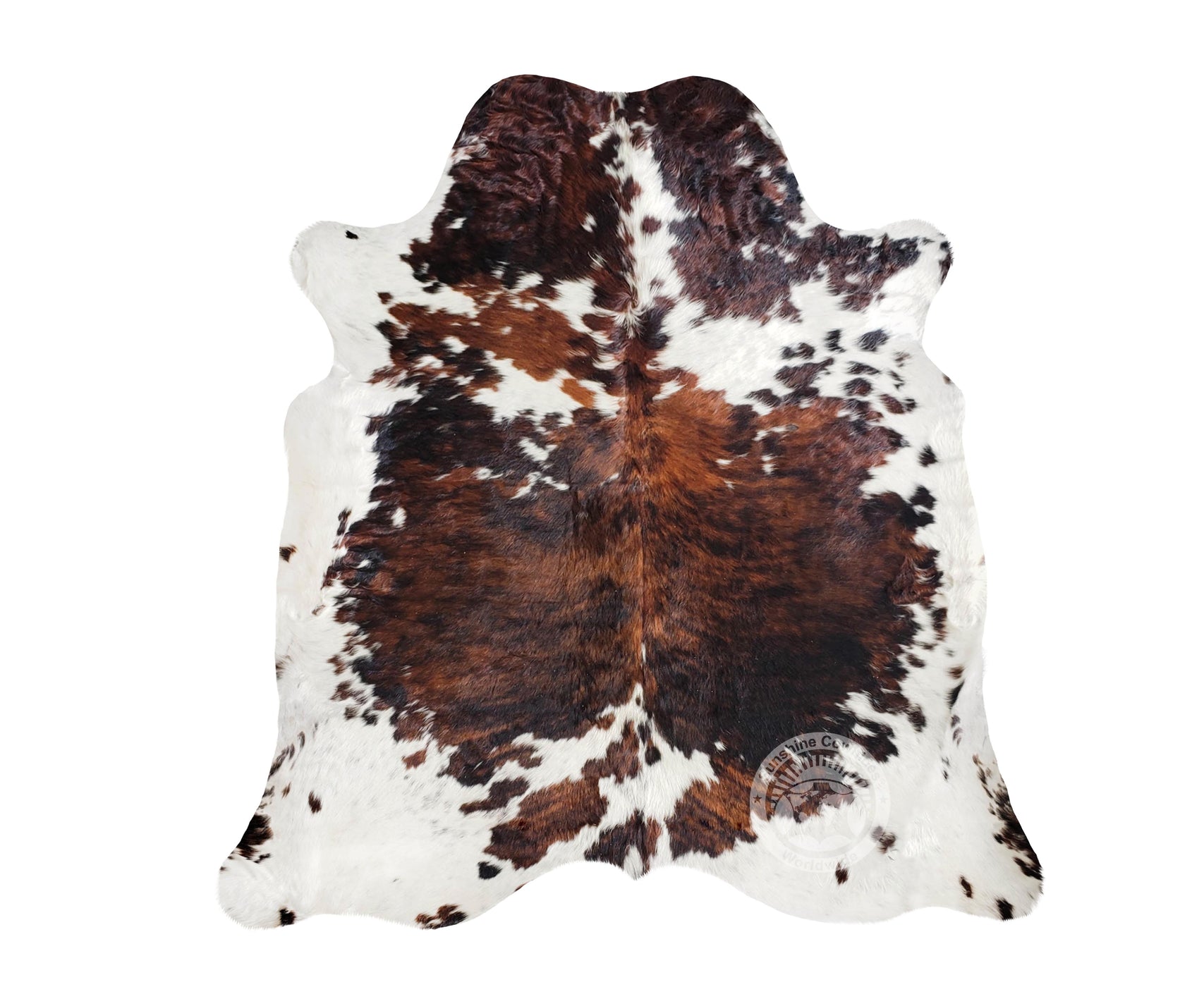 Tricolor Cowhide Rug — Luxury Cowhides