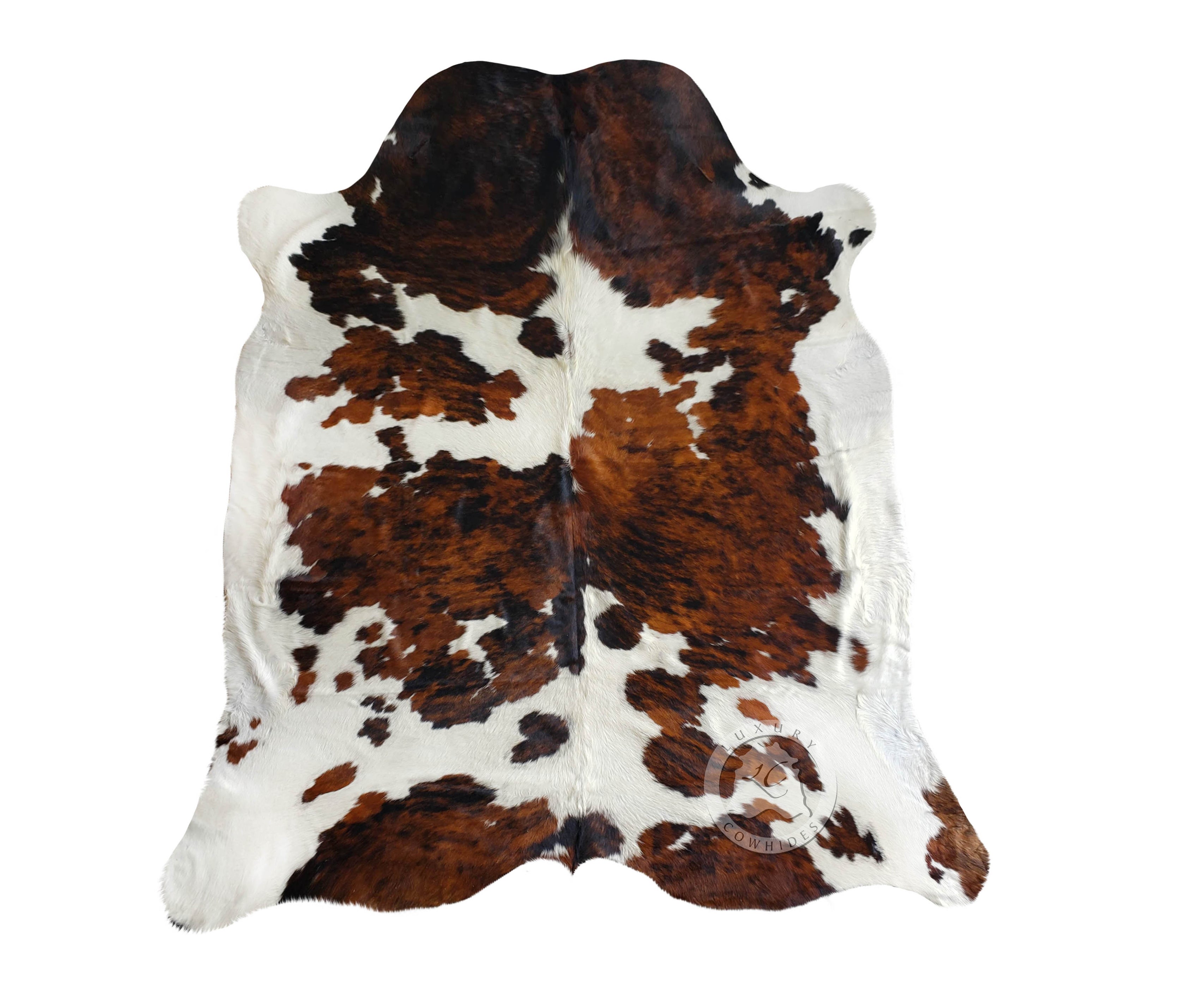 Tricolor Cowhide Rug — Luxury Cowhides