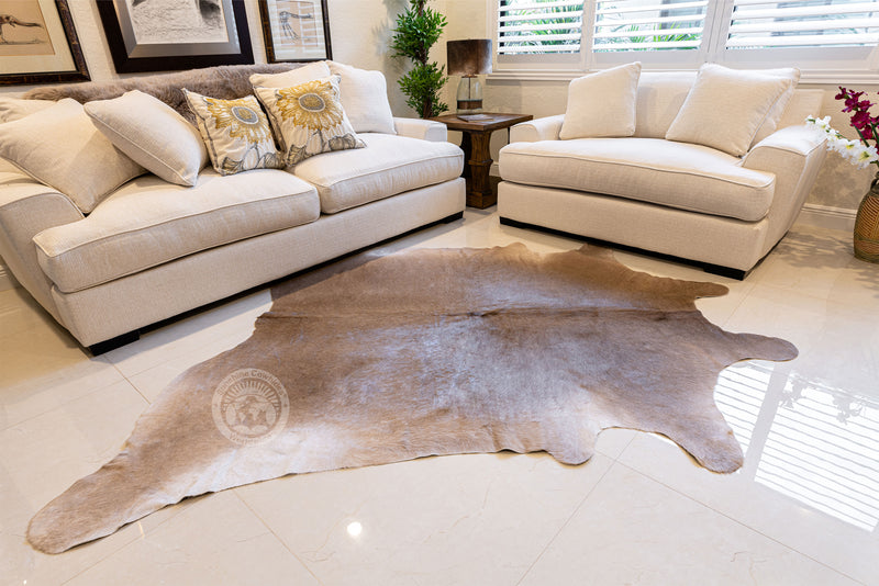 Taupe Cowhide Rug
