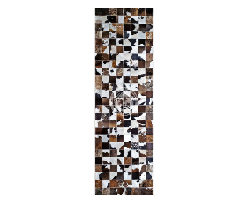 Tricolor - Designer Rug - Runner - Squares