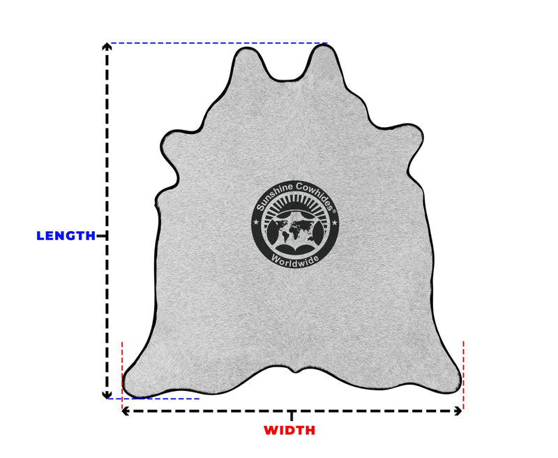 Zebra Beige Stripes On Dyed Black Cowhide Rug