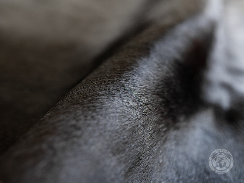 Black Cowhide Rug
