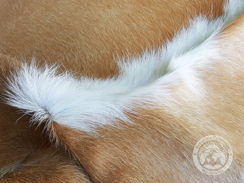 Beige Hereford Cowhide Rug