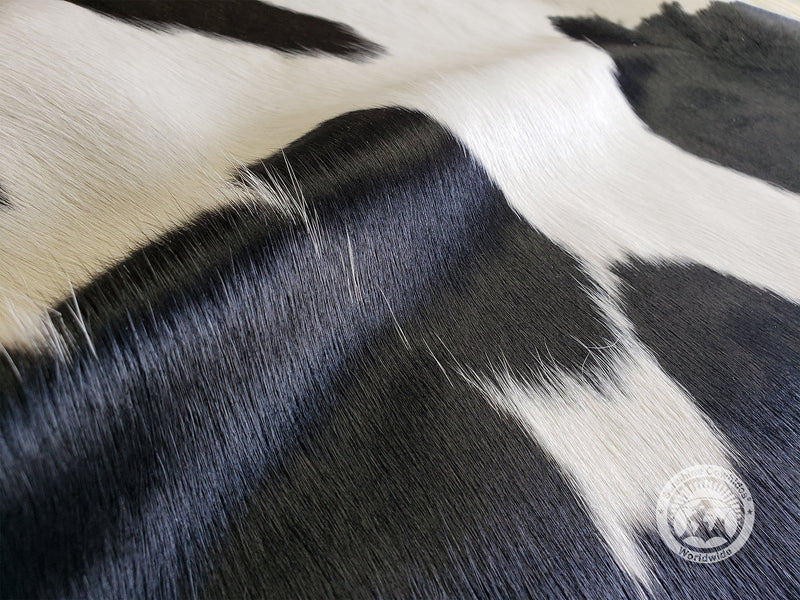 Black and White Cowhide Rug