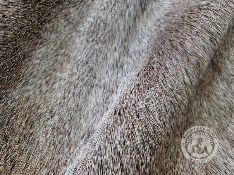 Greyish Beige Cowhide Rug