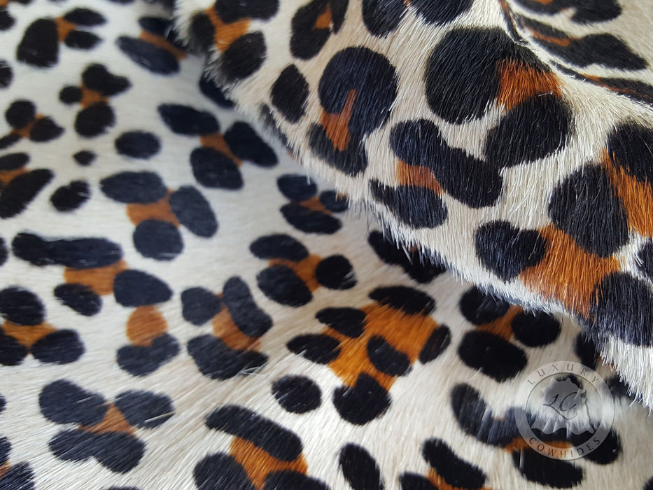 Jaguar Printed Cowhide Rug