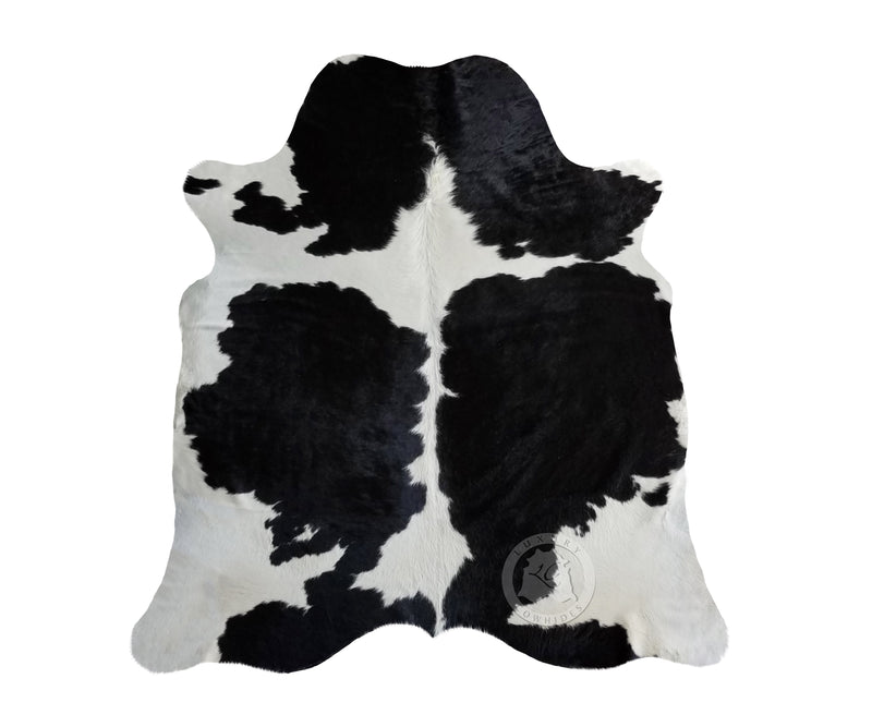 Black and White Cowhide Rug