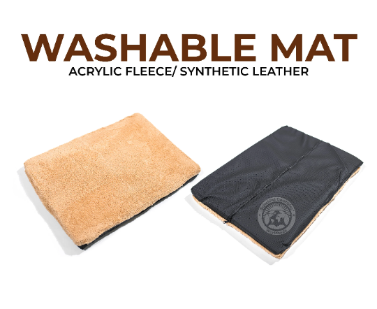 Salt and Pepper Pet Bed, 44X26X10"