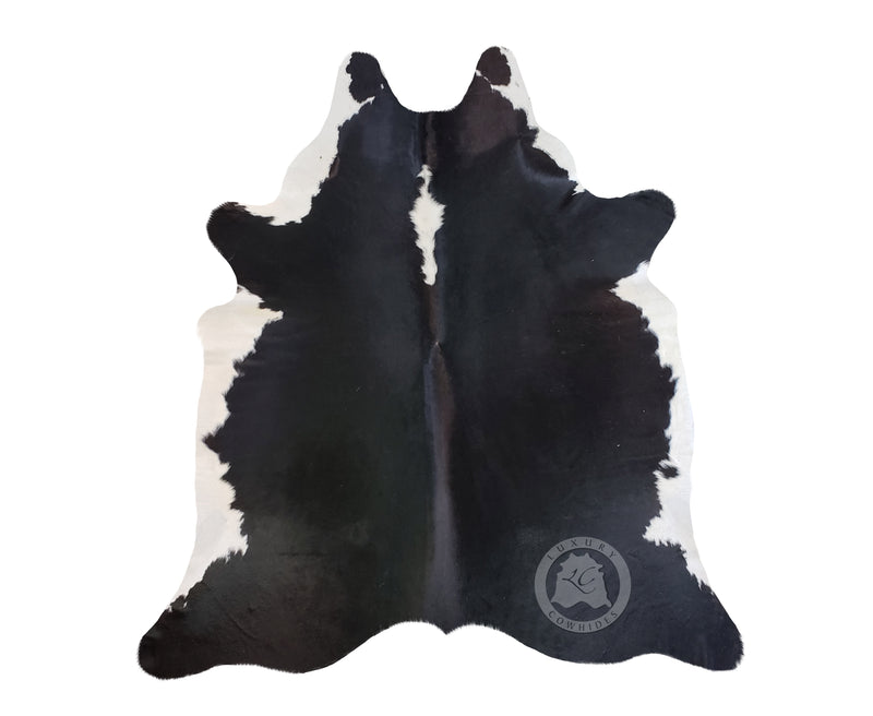 Black Hereford Cowhide Rug