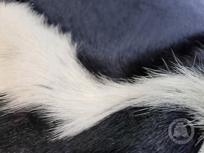 Black Hereford Cowhide Rug