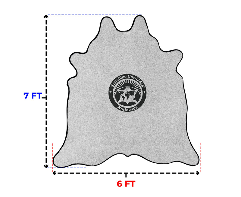 Crocco Dyed Red Cowhide Rug