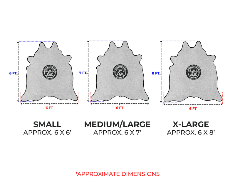 Tricolor Cowhide Rug